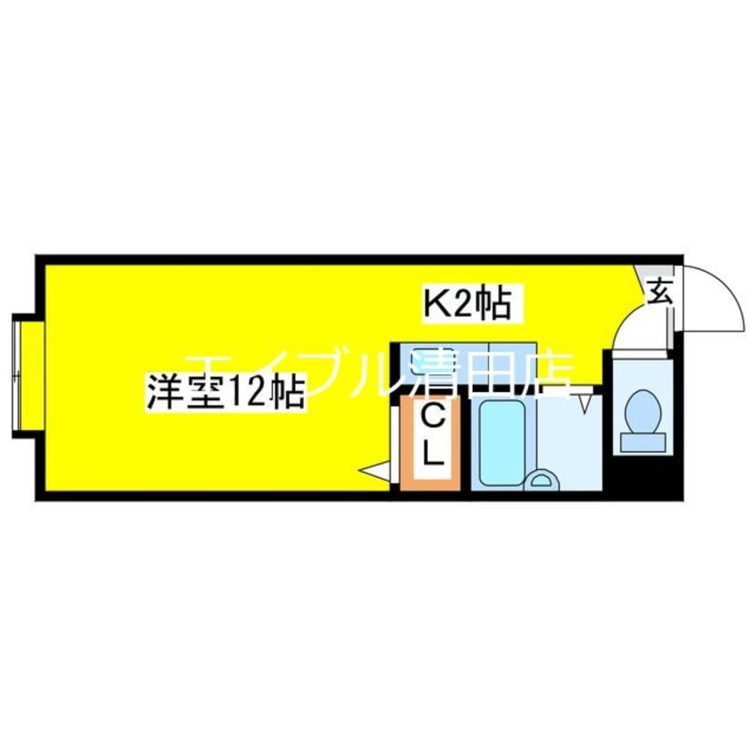 間取図 セントラルハイツII