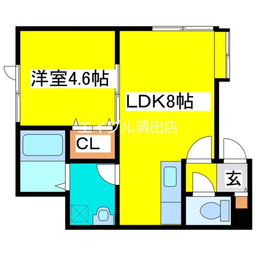 間取図 ツインコートプラスティ