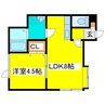札幌市営地下鉄東豊線/福住駅 バス:14分:停歩3分 2階 築17年 1LDKの間取り