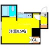 コーポ佐々木I 1Rの間取り