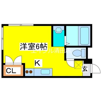 間取図 ＳＭＯＴＴＯ清田II