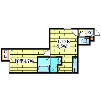 間取図 清田レモンハイツI