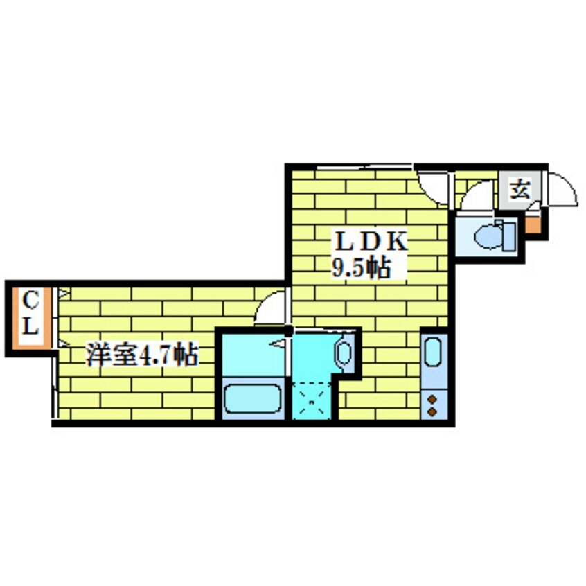 間取図 清田レモンハイツI