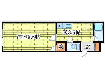 間取図 サクシーズ北野