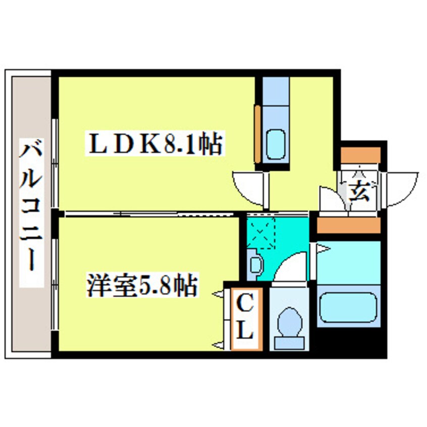 間取図 INOVE札幌清田