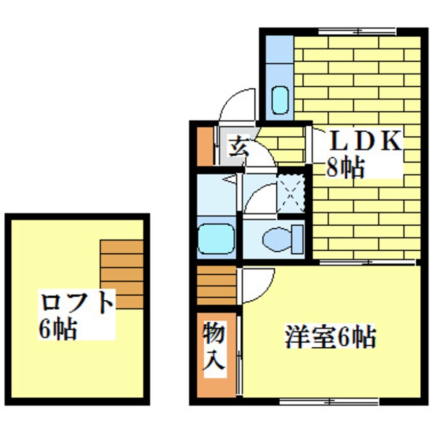 間取図 マクセル平岡