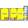 マクセル平岡 1LDKの間取り