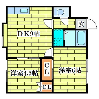 間取図 カナルコートI