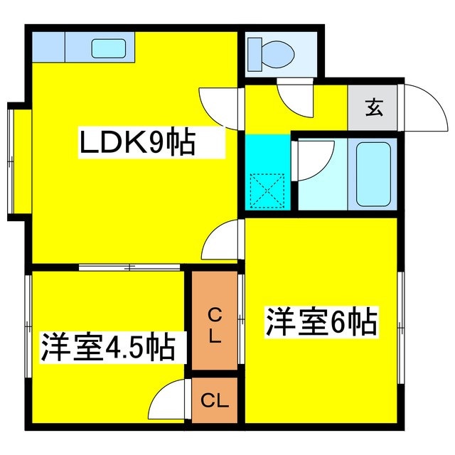 間取り図 カナルコートI