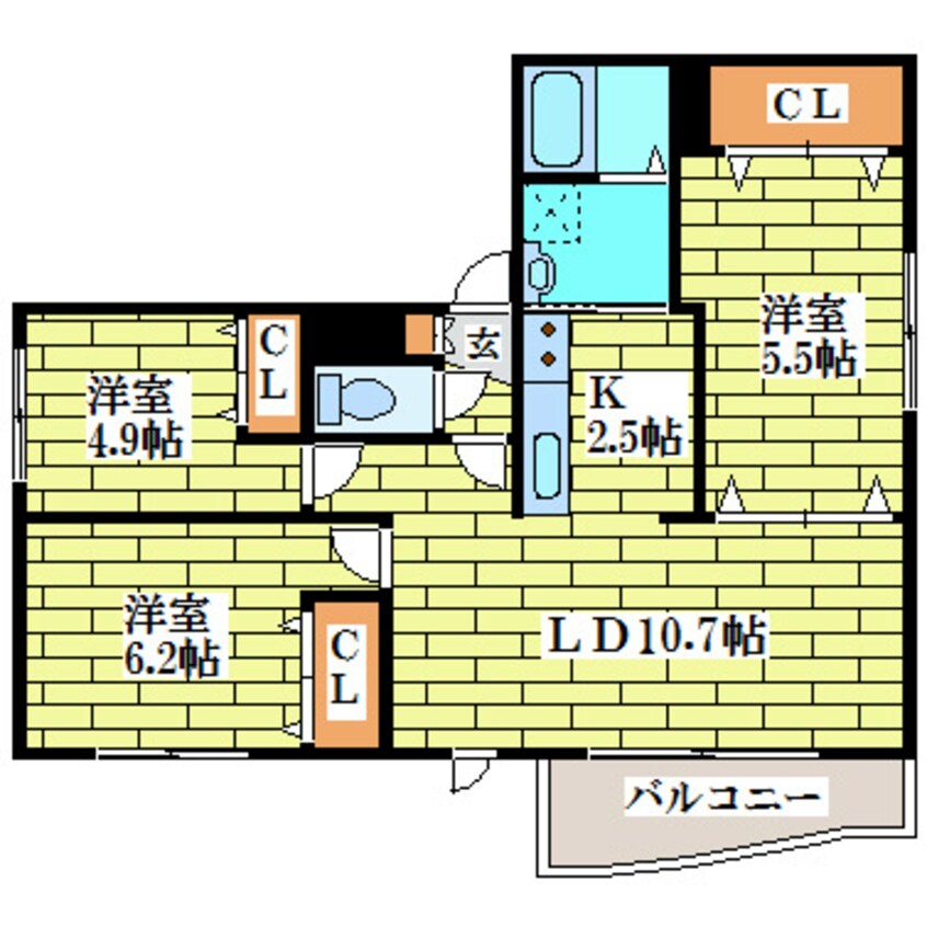 間取図 アクアトピア真栄