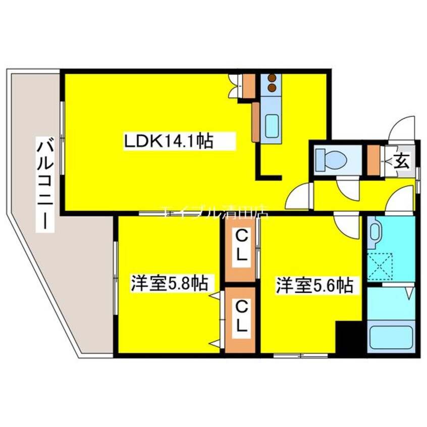 間取図 フェニックス真栄