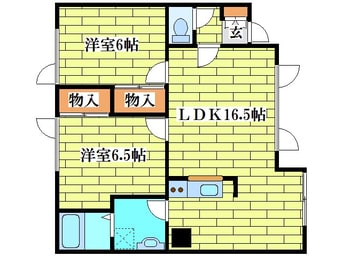 間取図 ジュネス平岡