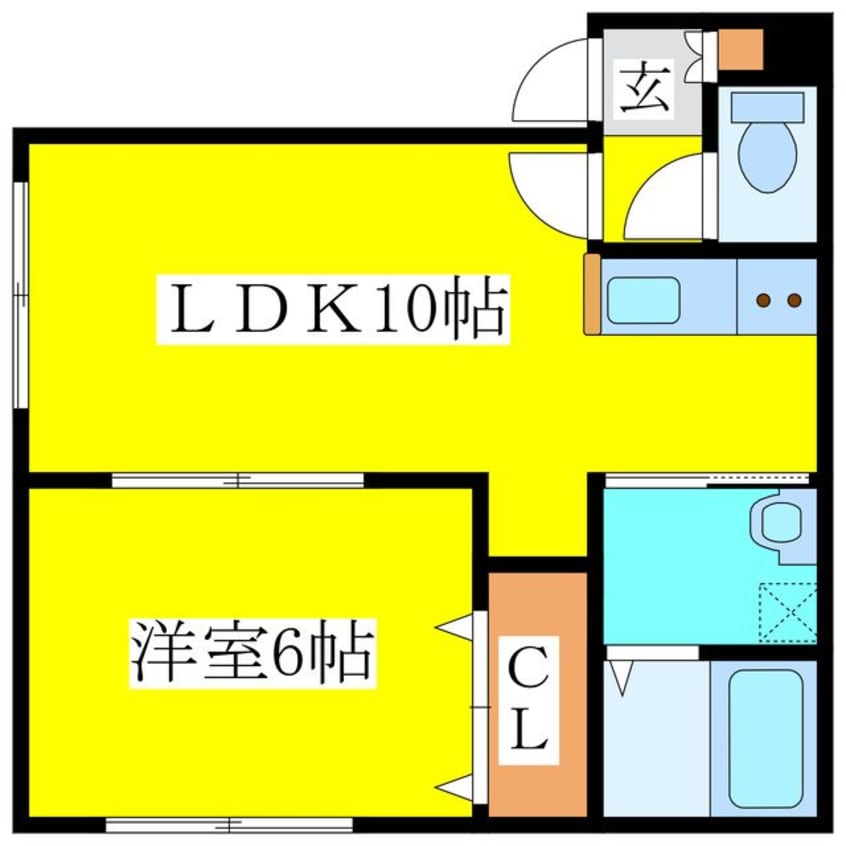 間取図 Ｓ・Ｅコート