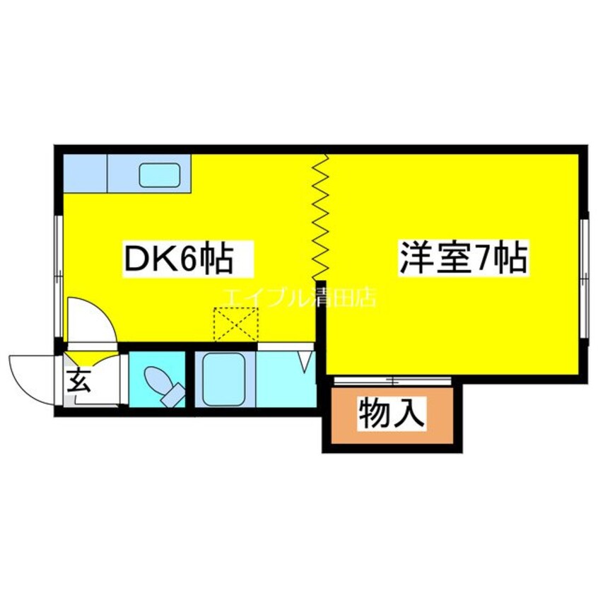間取図 コーポあじさい