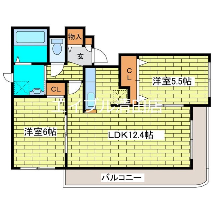 間取図 サテライトターミナルＣ