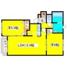サテライトターミナルＣ 2LDKの間取り