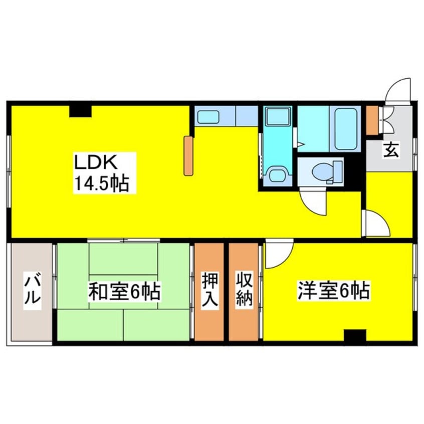 間取図 ハイツユートピア
