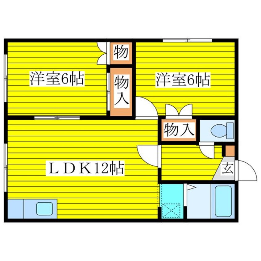 間取図 山田マンション１