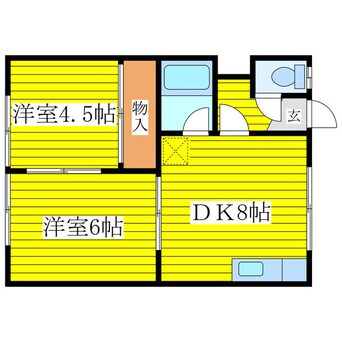 間取図 ハイツスバル