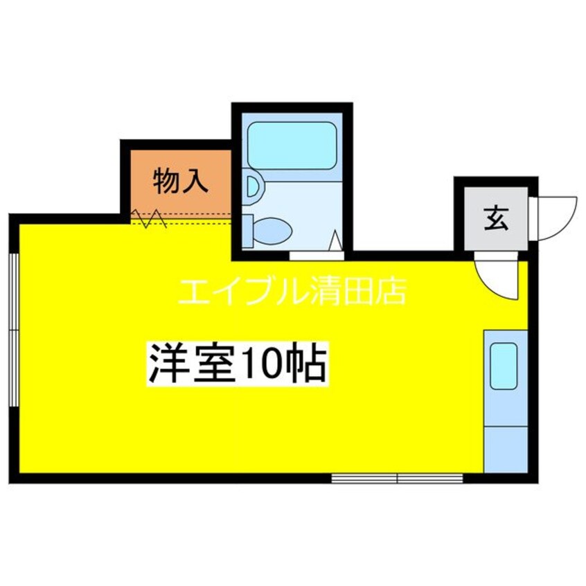 間取図 シャルマン平岡