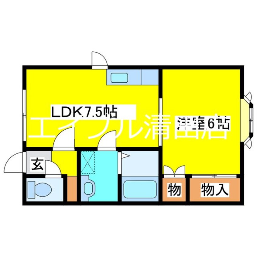 間取図 キャッスルローズ