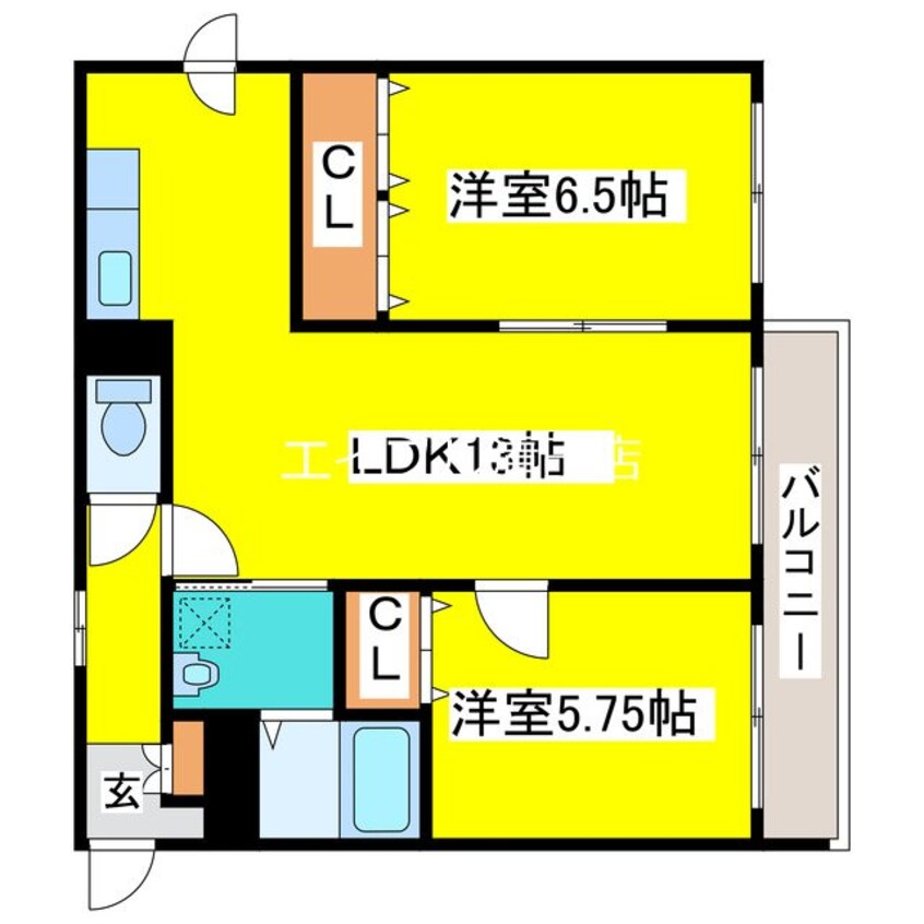 間取図 プチポアン