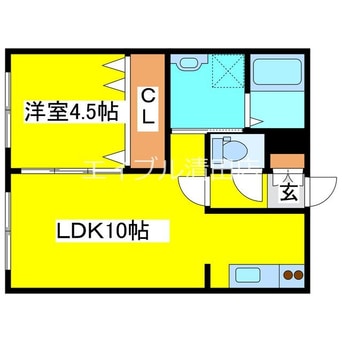 間取図 Chou Chou 大曲II