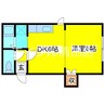佐藤マンション 1DKの間取り