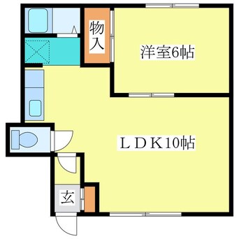 間取図 ラポール美しが丘