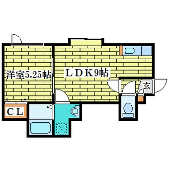 間取図 中央バス/里塚中央 2階 築17年