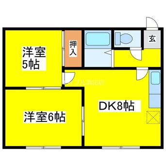 間取図 オリエント北野