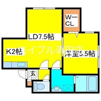 間取図 エスポワール貴