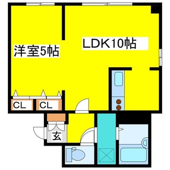 間取図 Ｎ２ＢＬＤ