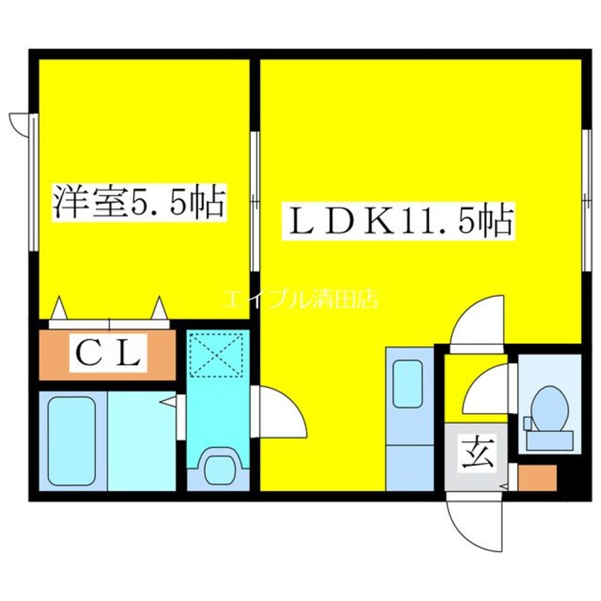 間取図 グランシャリオ
