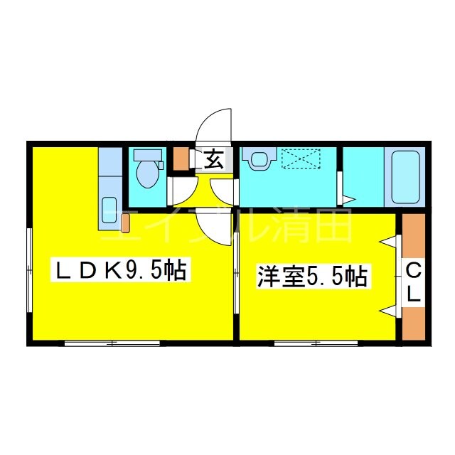 間取り図 エスカイヤ幸町