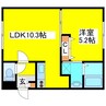 ル・フォート清田III 1LDKの間取り