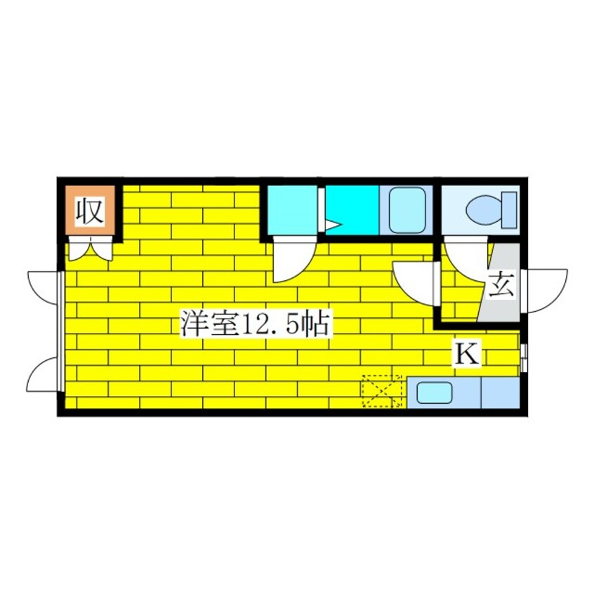 間取図 コーポ162