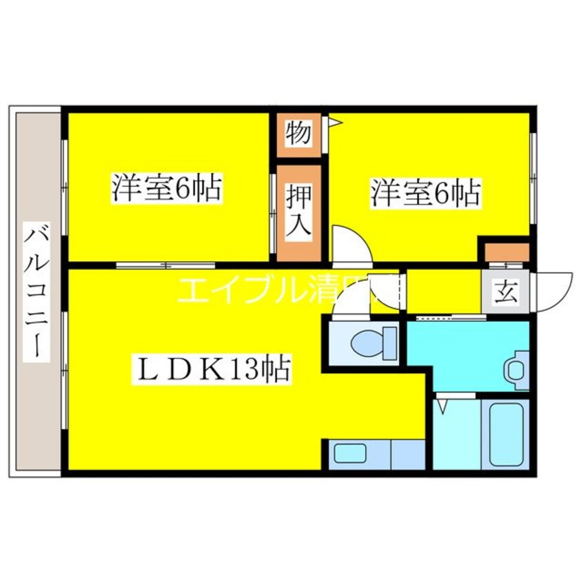 間取図 サントピア