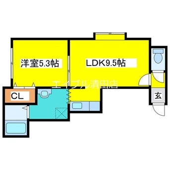 間取図 アルルカン真栄