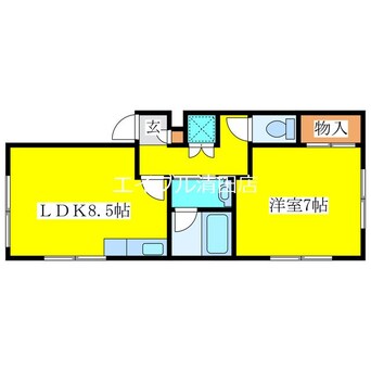 間取図 コーポ真栄