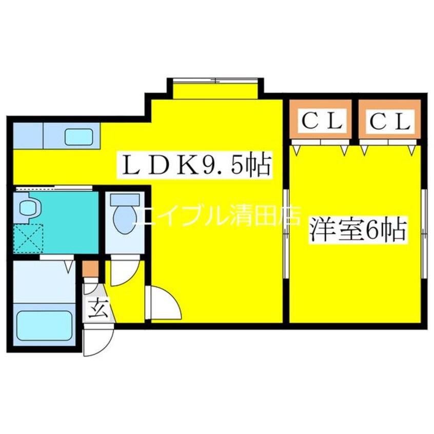 間取図 エミール平岡