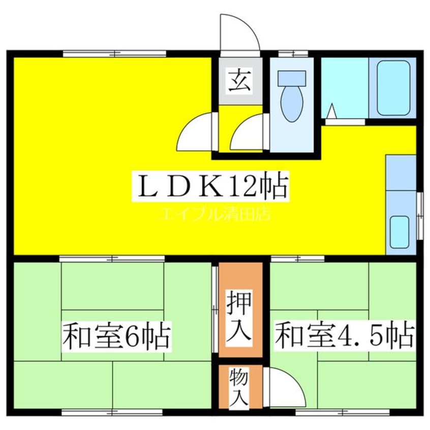 間取図 NORTH FIELD壱番館