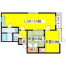 ＮＳビル 2LDKの間取り