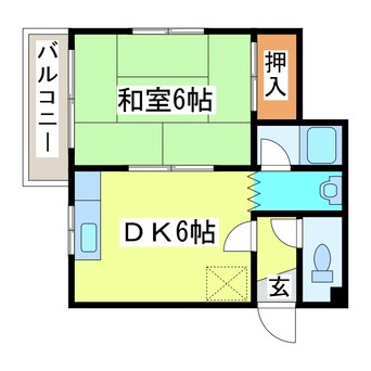 間取図 ノースランド桑島