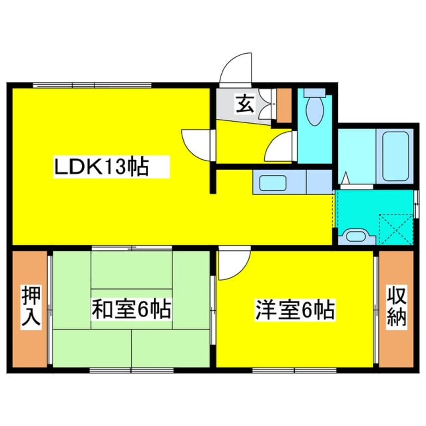 間取図 サン・グレース北野