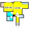ファーストステージ 1LDKの間取り
