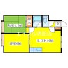 コーポ久 2LDKの間取り