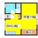 ハイツ清明の間取図