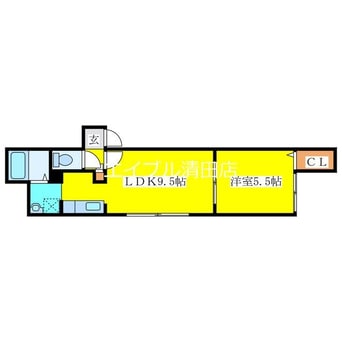 間取図 札幌市営地下鉄東豊線/福住駅 バス11分中央バス　真栄下車:停歩5分 2階 築25年