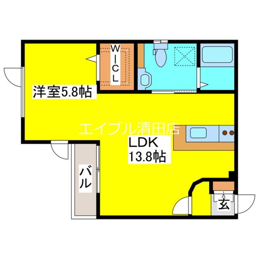 間取図 H-CUBE APARTMENT HOUSE